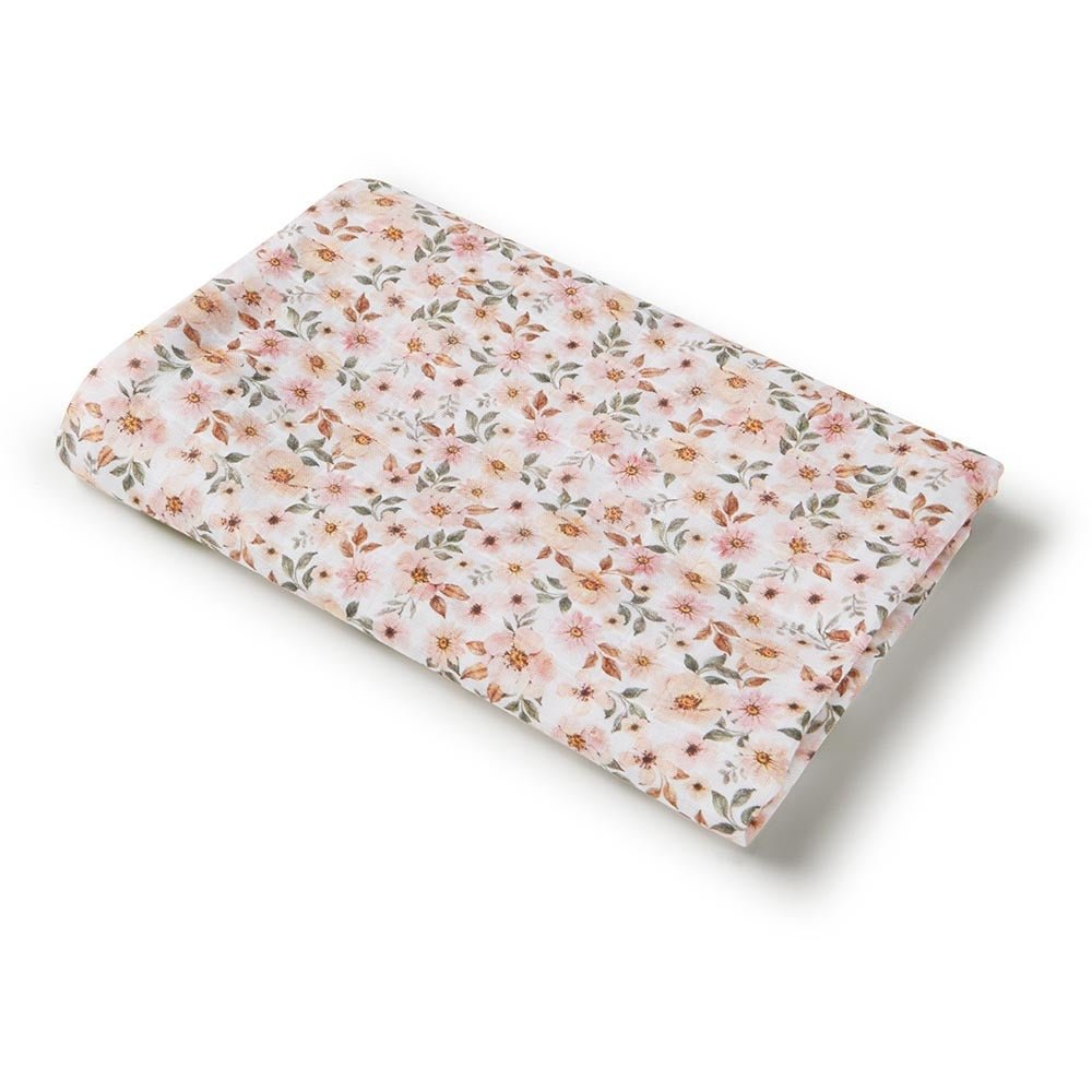 Snuggle Hunny Organic Muslin Wrap Spring Floral
