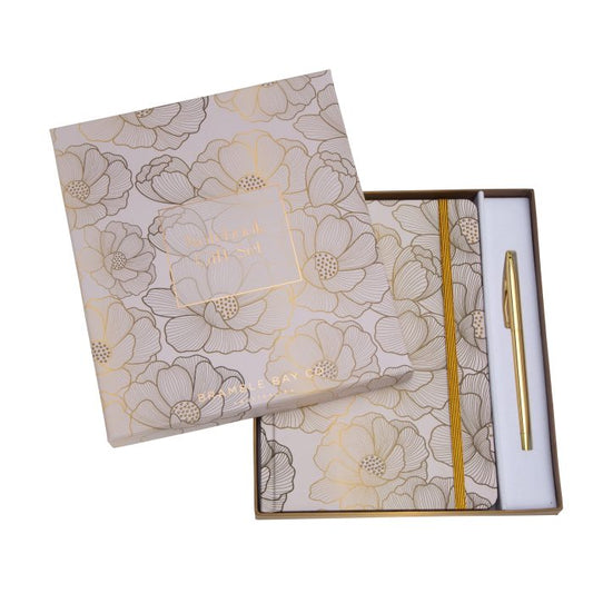 Elegance Amber & Magnolia Notebook Gift Set