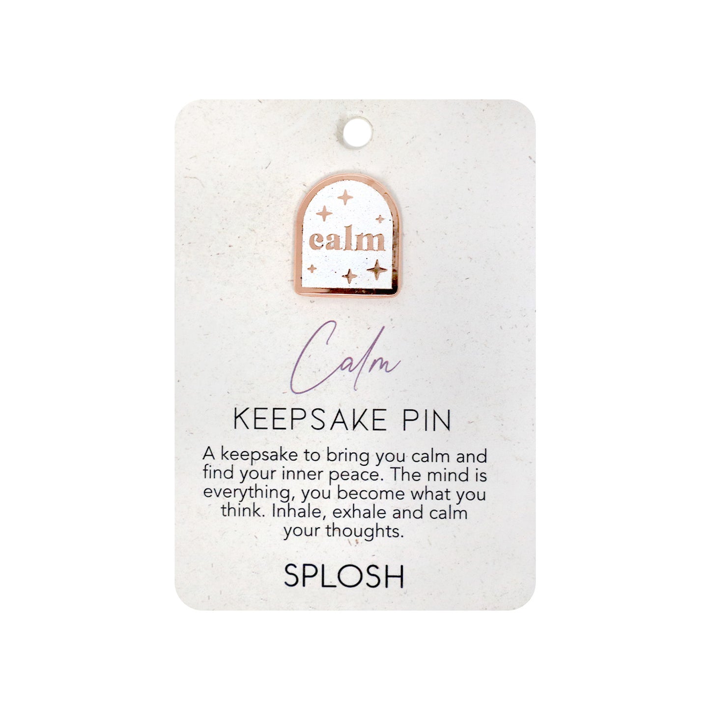 Calm Keepsake Pin