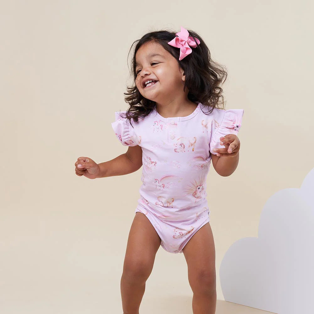 Snuggle Hunny Bodysuit Unicorn Size 1