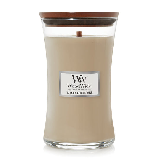 Woodwick Tonka & Almond Milk Large