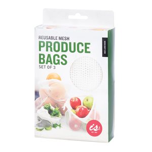 Mesh Produce Bags Set Of 3