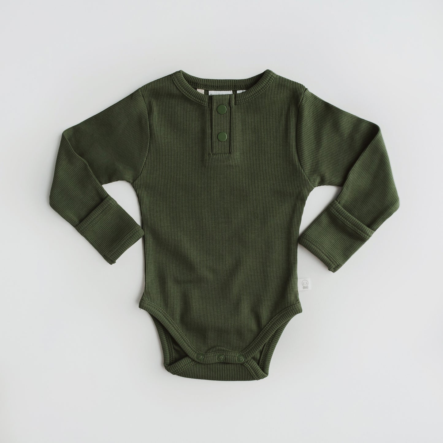 Snuggle Hunny Bodysuit Long Sleeve Olive 0 6-12 Months