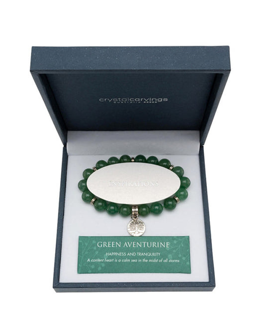 Tree Of Life Bracelet Green Aventurine
