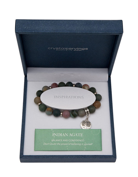Tree Of Life Braclet Indian Agate