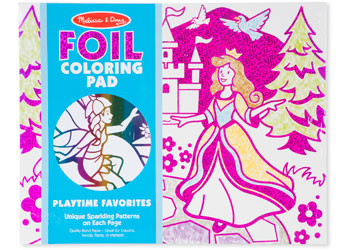 Melissa & Doug Foil Colouring Pad Playtime Favourites